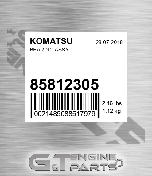 85812305 Bearing Assy