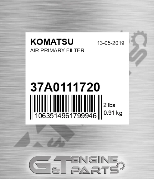 37A-01-11720 Air Primary Filter for KOMATSU