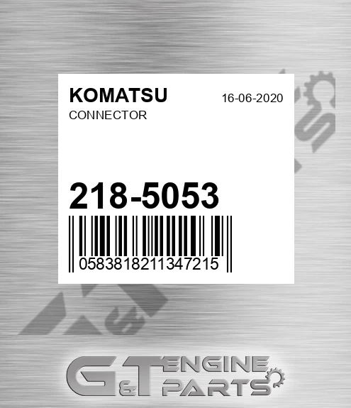 218-5053 Connector for KOMATSU