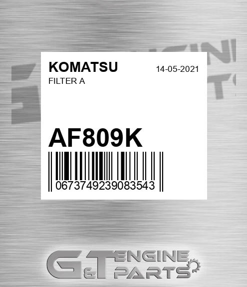 AF809K Filter A