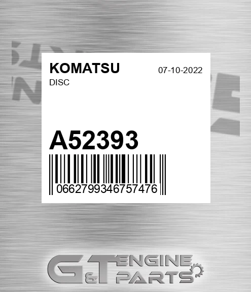 A52393 Disc