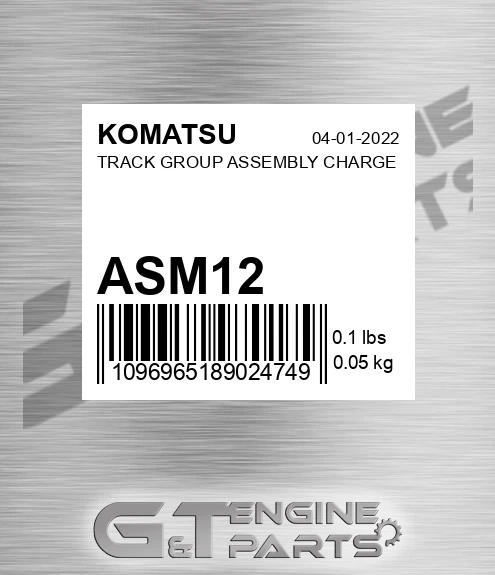 ASM12 Track Group Assembly Charge
