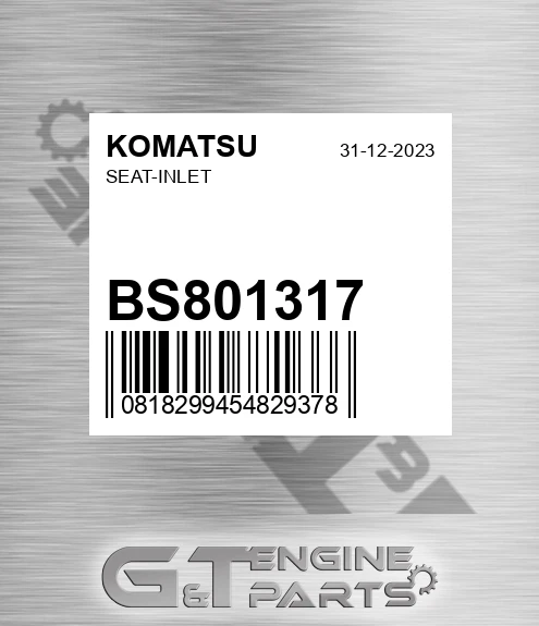 BS801317 Seat-inlet