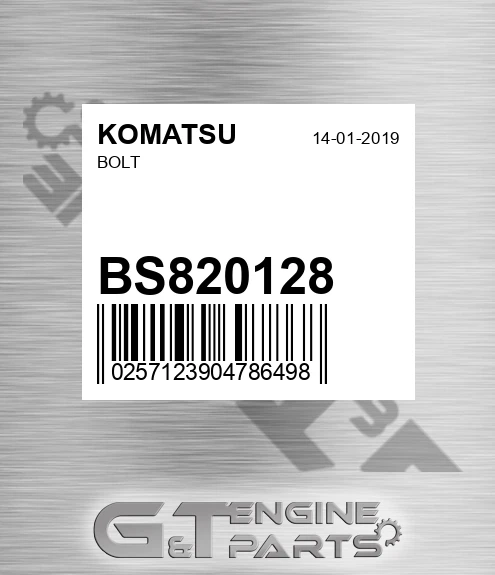 BS820128 Bolt