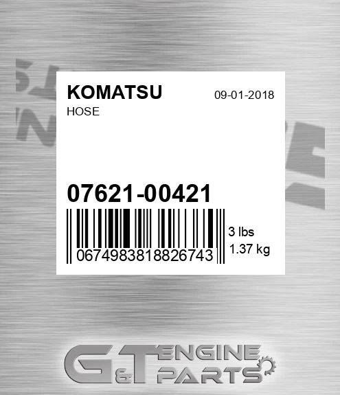07621-00421 Hose for KOMATSU