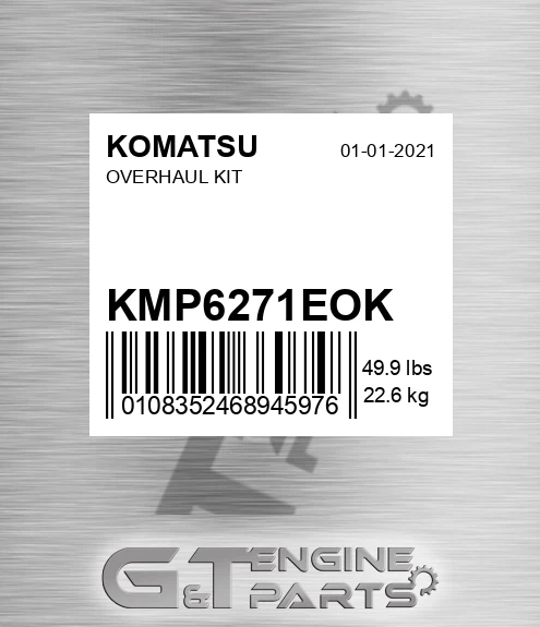KMP6271.EOK Overhaul Kit for KOMATSU