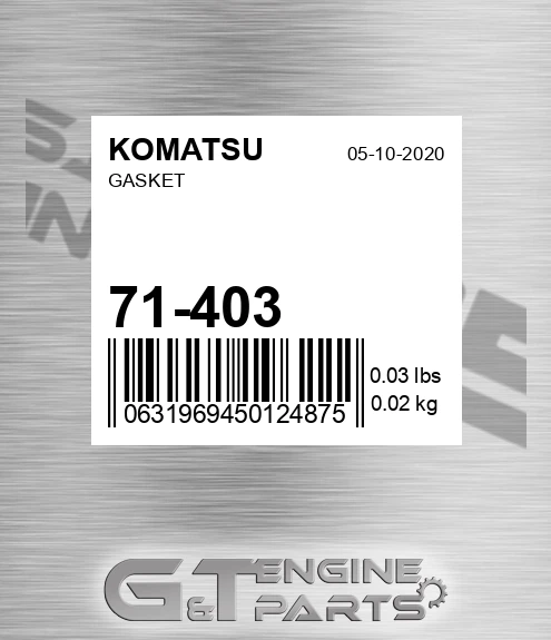 71-403 Gasket