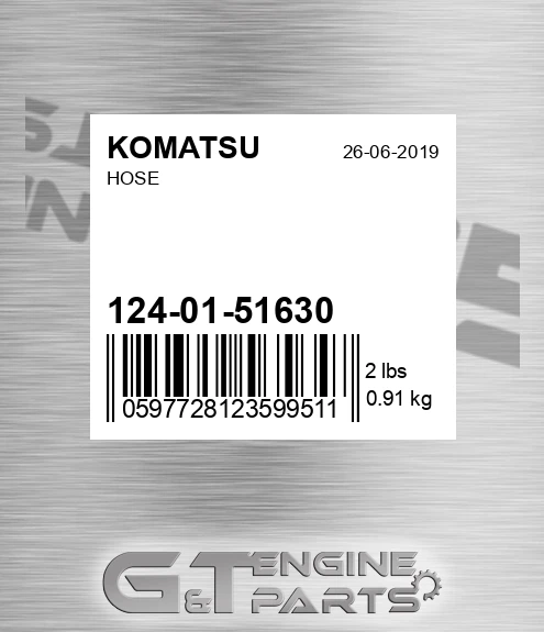 124-01-51630 Hose
