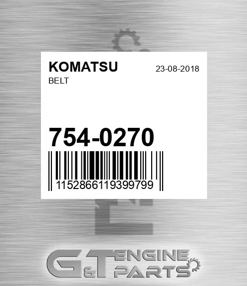754-0270 Belt for KOMATSU