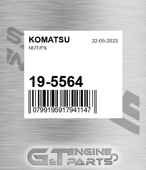 19-5564 Nut/fs for KOMATSU