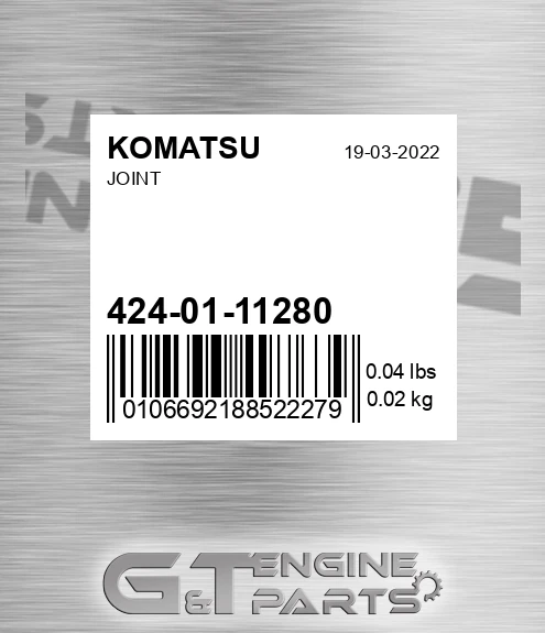 424-01-11280 Joint for KOMATSU