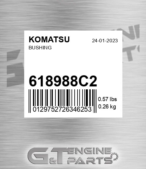 618988C2 Bushing for KOMATSU