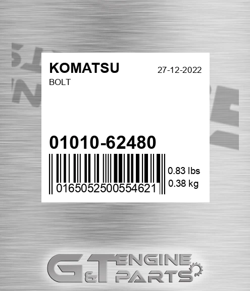 01010-62480 Bolt for KOMATSU