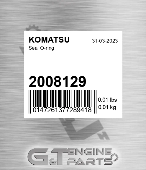 2008129 Seal O-ring