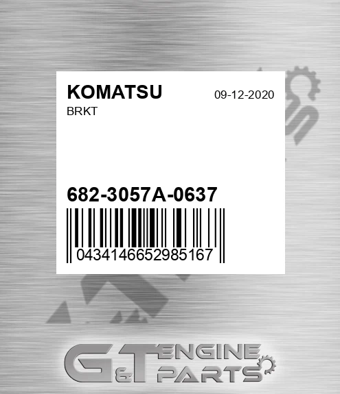 682-3057A-0637 Brkt for KOMATSU