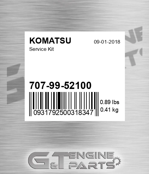 707-99-52100 Service Kit for KOMATSU