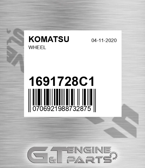 1691728C1 KOMATSU Wheel