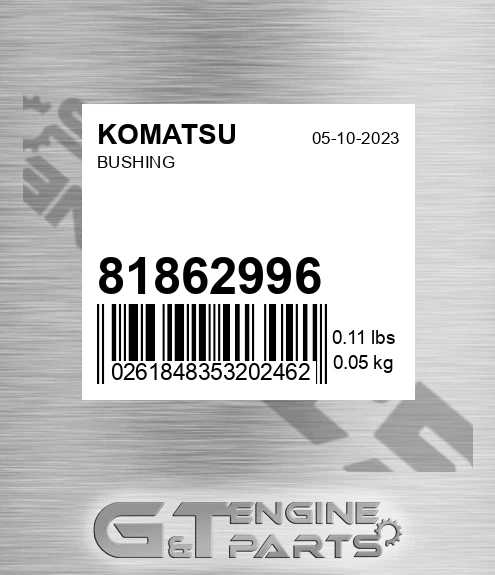 81862996 Bushing