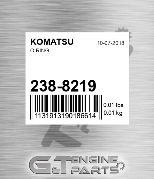 238-8219 O Ring