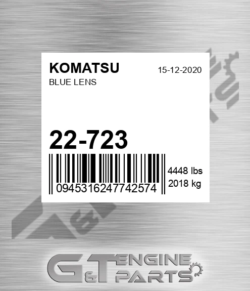 22-723 Blue Lens