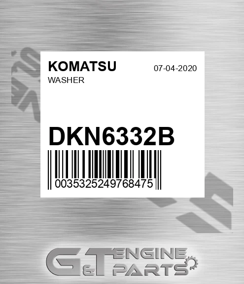 DKN6332B Washer