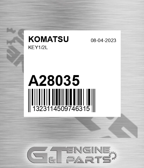 A28035 Key1/2l
