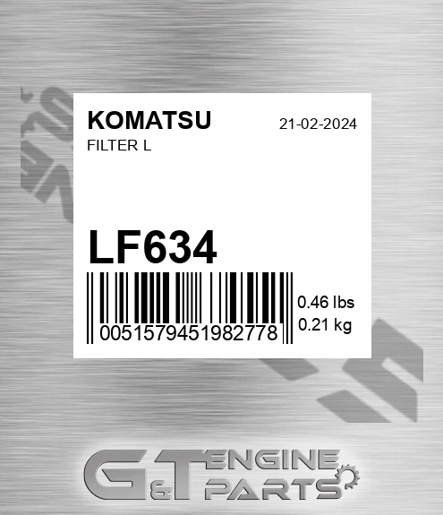 LF634 Filter L