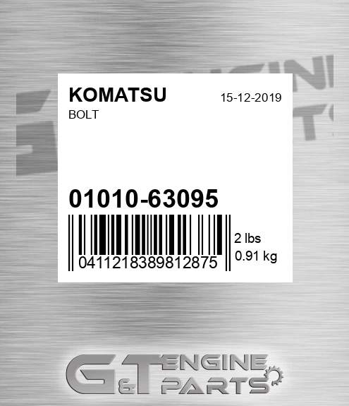01010-63095 Bolt
