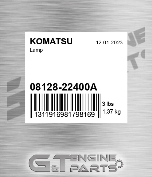 08128-22400A Lamp for KOMATSU