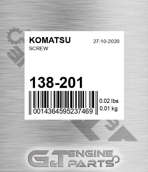 138-201 Screw