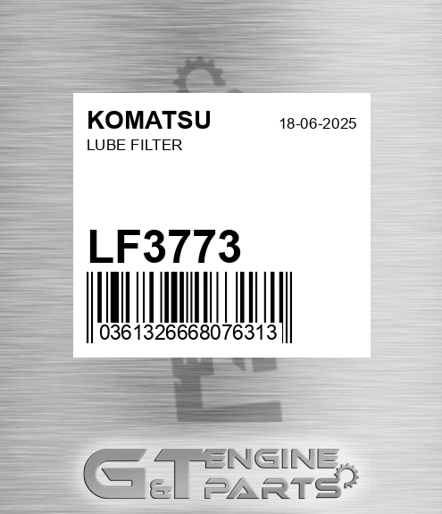 LF3773 KOMATSU Lube Filter