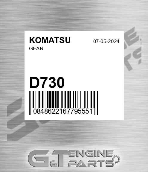 D730 KOMATSU Gear