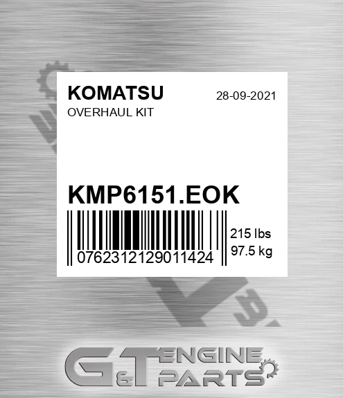 KMP6151.EOK Overhaul Kit for KOMATSU