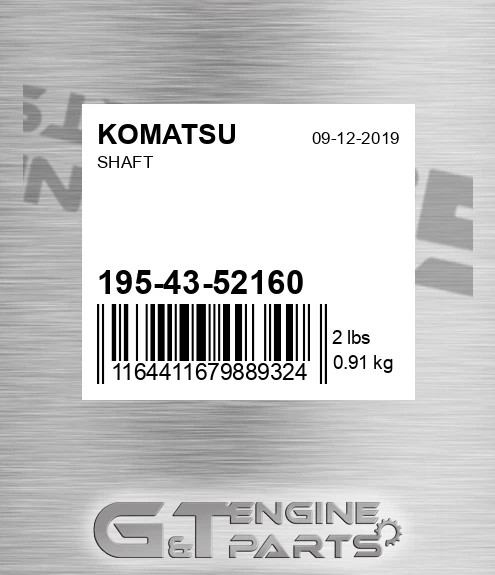 195-43-52160 Shaft