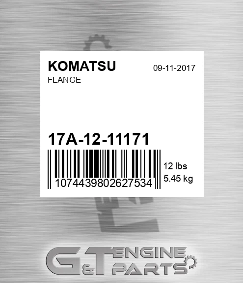17A-12-11171 Flange