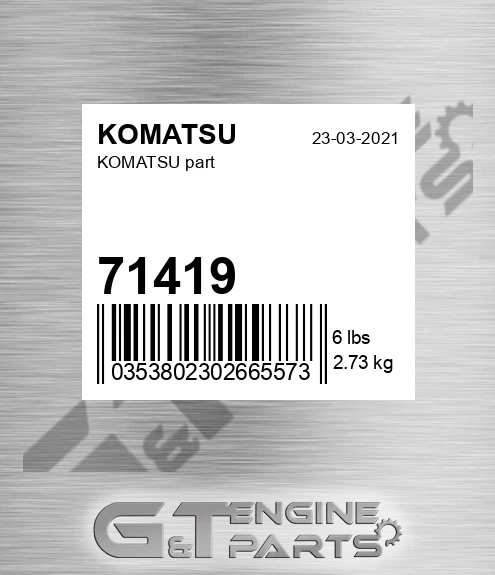 71419 Part