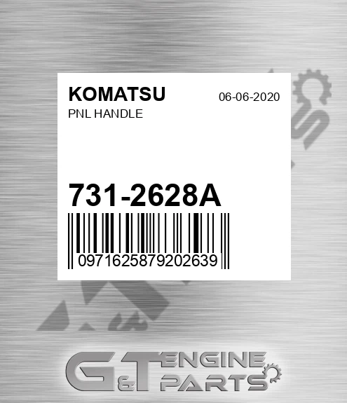 731-2628A Pnl Handle for KOMATSU