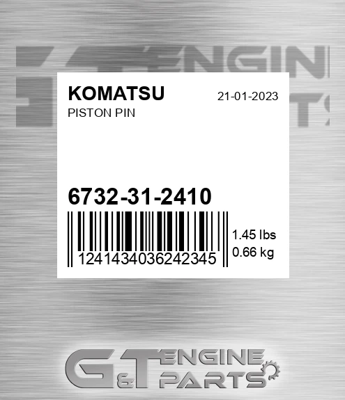 6732-31-2410 Piston Pin for KOMATSU