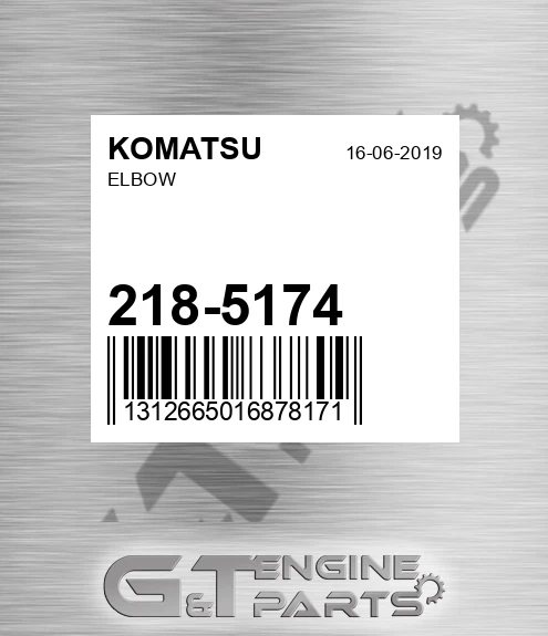 218-5174 Elbow for KOMATSU