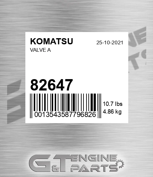 82647 Valve A