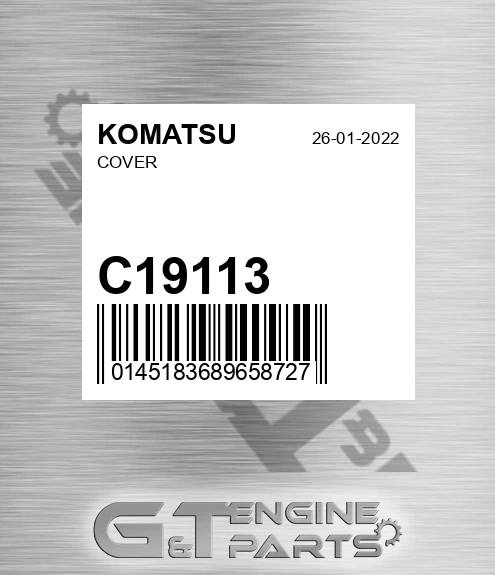 C19113 KOMATSU Cover