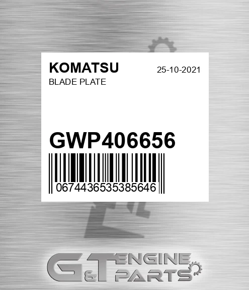 GWP406656 Blade Plate