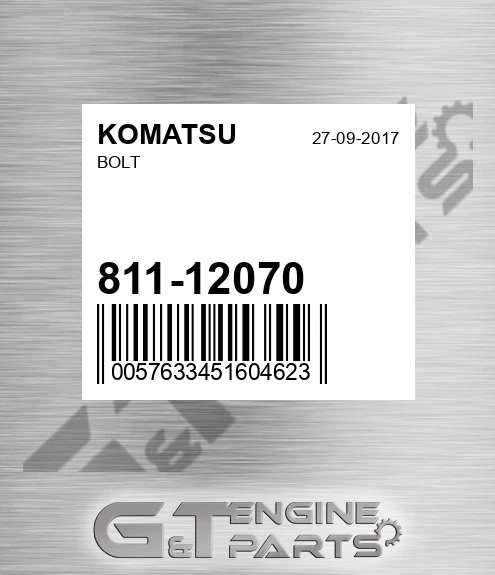 811-12070 Bolt