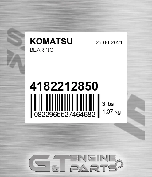 418-22-12850 Bearing for KOMATSU