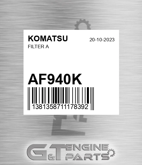 AF940K Filter A