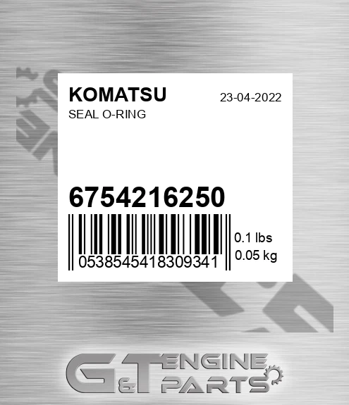 6754-21-6250 Seal O-ring for KOMATSU