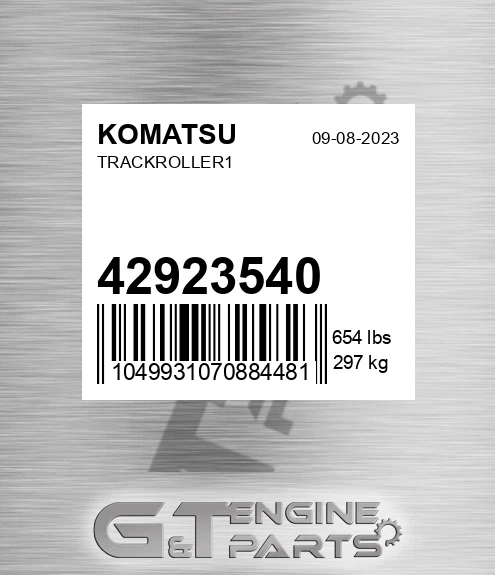 42923540 Trackroller1 for KOMATSU