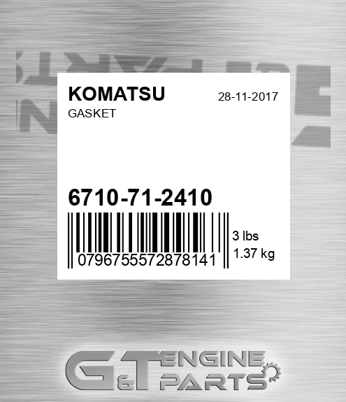 6710-71-2410 Gasket for KOMATSU