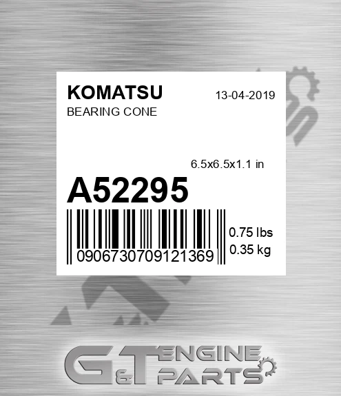 A52295 KOMATSU Bearing Cone