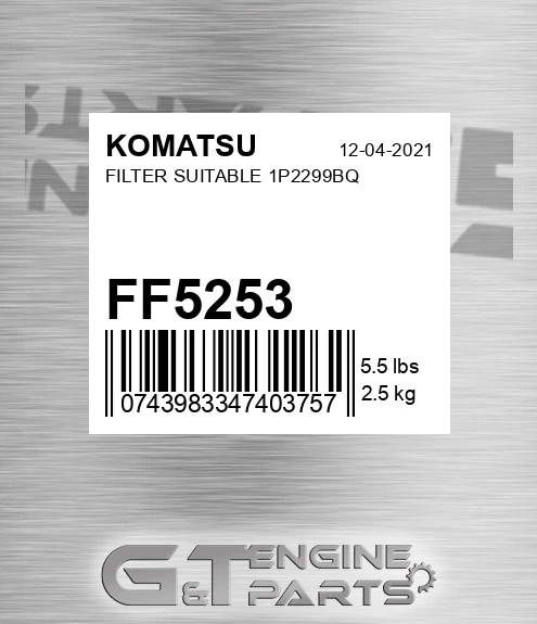 FF5253 Filter Suitable 1p2299bq